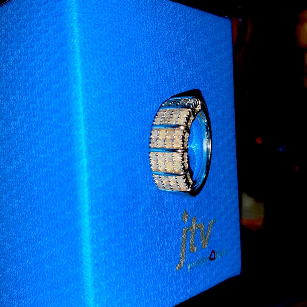 Diamond Wide Band Ring